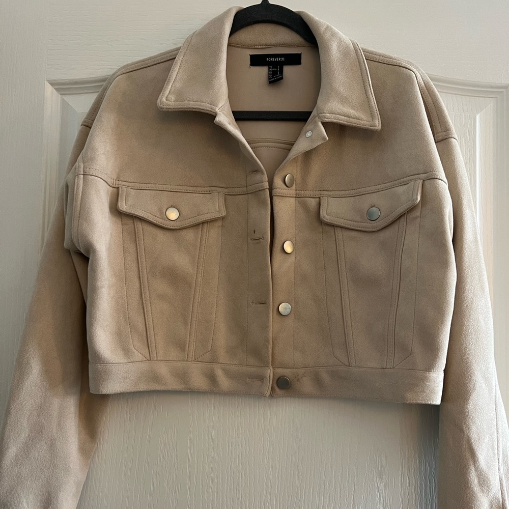 Forever 21 Tan Suede Jacket